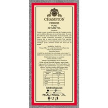 Champion Pekoe 500 GR (Super Pekoe)