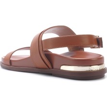 Nine West HELLA 5FX Taba Kadın Düz Sandalet