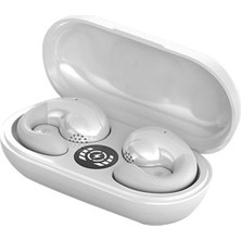 Happy World Shopping T20B Kemik Iletim Bluetooth 5.3 Kulaklık Kulak Klipsi Küpe Kablosuz Mikrofonlu Kulaklıklar Çağrı Dokunmatik Kontrol Spor Kulaklıklar (Yurt Dışından)