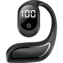 Amorus Fn-98 Tek Kulak Bluetooth Kulak Askılı Kulaklık Kablosuz Kulaklık - Siyah (Yurt Dışından)