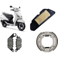 Tvs Jupiter 125 Bakım Seti Ön-Arka Balata ve Hava Filtresi