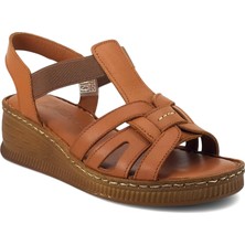 Venüs 24028801 25YS Kadın Günlük Sandalet Taba