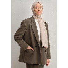 Armine Tensel Yün Monogram Desen Şal 05