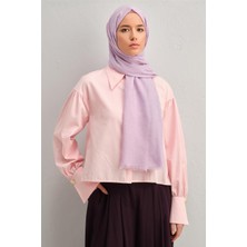 Armine Tencel Yün Geometrik Desen Şal 15