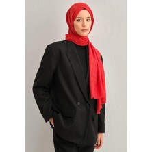 Armine Tensel Yün Monogram Desen Şal 13