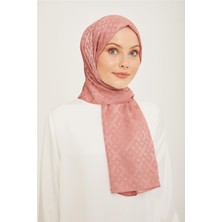 Armine Trend Jan Jan Gül Kurusu Geometrik Desen Jakar Şal 5 - 21030