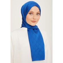 Armine Trend Jan Jan Mavi Monogram Desenli Jakar Şal 6 - 21183