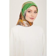 Armine Geometrik Desenli Sura İpek Eşarp 24Ya9148 31 37