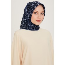 Armine Monogram Desenli Sura Saf İpek Eşarp 9207D 01 33