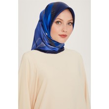 Armine Geometrik Desenli Sura Saf İpek Eşarp 9206D 84