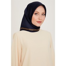 Armine Klasik Desenli Sura Saf İpek Eşarp 9260D 03 01