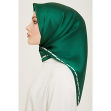 Armine Klasik Desenli Twill İpek Eşarp 24Ya9165 31 82