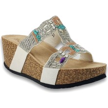 Guja 101 25YT Kadın Günlük Terlik Gümüş