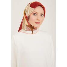 Armine Geometrik Desenli Sura İpek Eşarp 24Ya9120 33