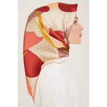 Armine Geometrik Desenli Sura İpek Eşarp 24Ya9120 33