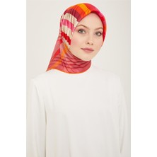 Armine Çiçek Desenli Sura İpek Eşarp 24Ya9108 82 50