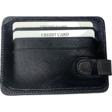 Self Leather Çift Renk Kartlık Cüzdan Hakiki Deri