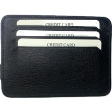 Self Leather Çift Renk Kartlık Cüzdan Hakiki Deri
