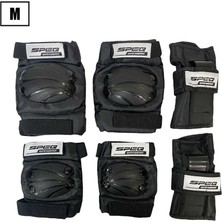 Dizlik Dirseklik Seti Siyah Xsmall -Small Small