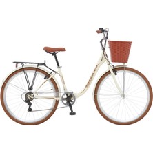Salcano Cambridge Unisex 28 Jant Şehir Bisikleti Krem-Kahverengi