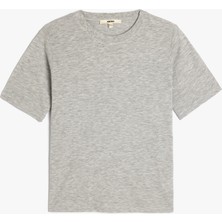 Koton Regular Fit Kısa Kollu Bisiklet Yaka Pamuklu Basic Tişört