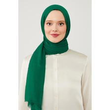 Levidor Zümrüt Buruşuk Kumaş Hawai Şal