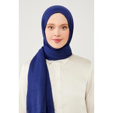 Levidor İndigo Buruşuk Kumaş Hawai Şal