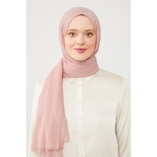 Levidor Pembe Buruşuk Kumaş Hawai Şal