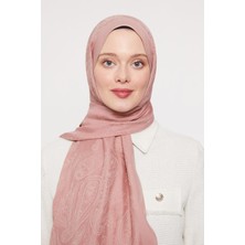 Pembe Hint Desen Grazia Şal