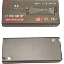 Forlıfe 12V Şerit LED Trafosu 5A 60W - Model NO:FL-5101
