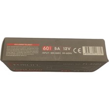 Forlıfe 12V Şerit LED Trafosu 5A 60W - Model NO:FL-5101