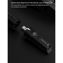 Uhf Kablosuz Mikrofon Dönüştürücü (Kablolu El Mikrofonlarını Uhf Telsiz Mikrofona Çeviren Adaptör)