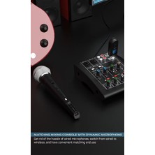 Uhf Kablosuz Mikrofon Dönüştürücü (Kablolu El Mikrofonlarını Uhf Telsiz Mikrofona Çeviren Adaptör)