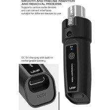 Uhf Kablosuz Mikrofon Dönüştürücü (Kablolu El Mikrofonlarını Uhf Telsiz Mikrofona Çeviren Adaptör)