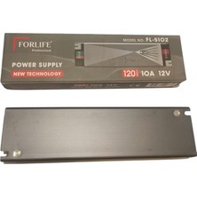 Forlıfe 12V Şerit LED Trafosu 120W 10A - Model No: FL-5102
