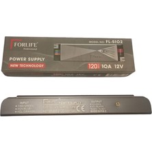 Forlıfe 12V Şerit LED Trafosu 120W 10A - Model No: FL-5102