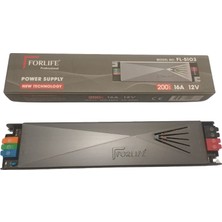 Forlıfe 12V Şerit LED Trafosu 200W 16A - Model No: FL-5103