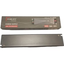 Forlıfe 12V Şerit LED Trafosu 200W 16A - Model No: FL-5103