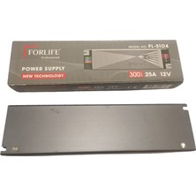 Forlıfe 12V Şerit LED Trafosu 300W 25A - Model NO:FL-5104