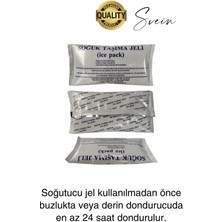 10 Adet 260 Gr Soğutucu Jel Poşet Buz Aküsü Yolculuk Seyahat Yiyecek Için Uygun Uzun Süre Dayanım