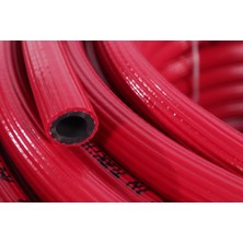 Kaynak Oksijen Asetilen Hortumu Kırmızı (10MM) (100 Metre)