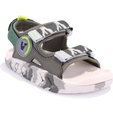 Vicco Tape 332F25Y206 Haki Ortopedik Günlük Erkek Çocuk Spor Sandalet