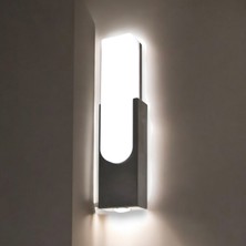 Cata CT-7067 10W Hawai LED Aplik Dış Mekan Aydınlatma Modern Bahçe Lambası Duvar Montaj 3200K