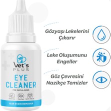 Vet's Plus Kedi ve Köpekler Için Gözyaşı Lekesi Temizleme Solüsyonu 50ML