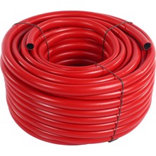 Kaynak Oksijen Asetilen Hortumu Renk Kırmızı (Iç Çap 8 mm )   (50 Metre )