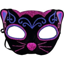 Kadife Kaplama Kedi Maskesi