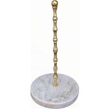 Doğal Bej Mermer Tabanlı Gold Top Başlıklı Havluluk