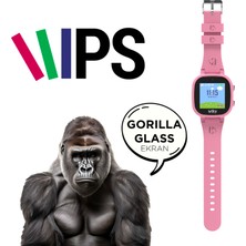 Wiky Watch 5e E-Sim Kartlı Akıllı Çocuk Saati - Görüntülü ve Sesli Arama, Sesli Mesajlaşma, Gps, Sos, Güvenli Alan, Güvenli Liste, Konum Takibi  (E-Sim'li) (Sadece Turkcell E-Sim) - Pembe