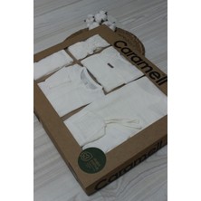 Caramell Barbosa  %100 Doğal Pamuk Müslin 10'lu Hastane Çıkışı Zıbın Seti New Season (Yazlık)