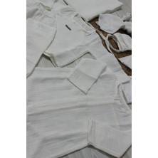Caramell Barbosa  %100 Doğal Pamuk Müslin 10'lu Hastane Çıkışı Zıbın Seti New Season (Yazlık)